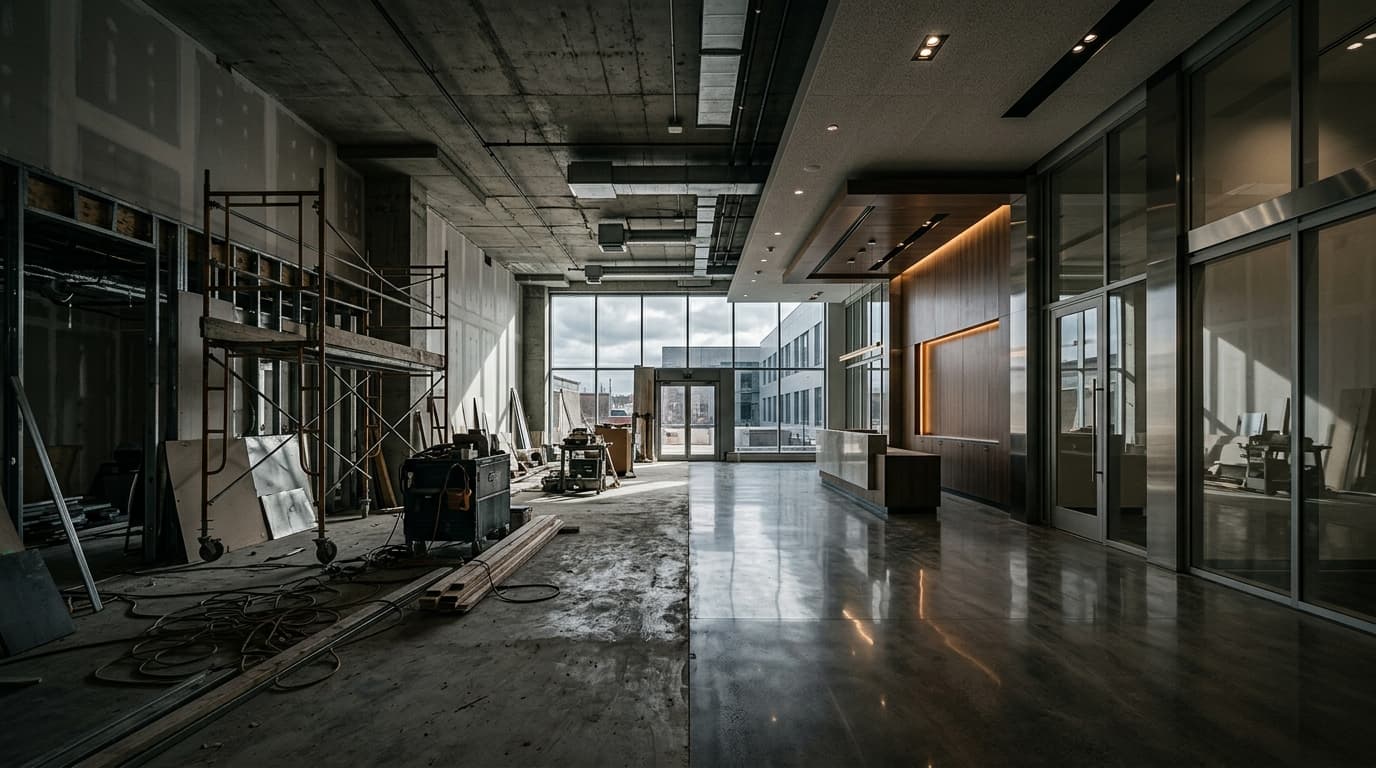 Oficina Corporativa en Construcción
